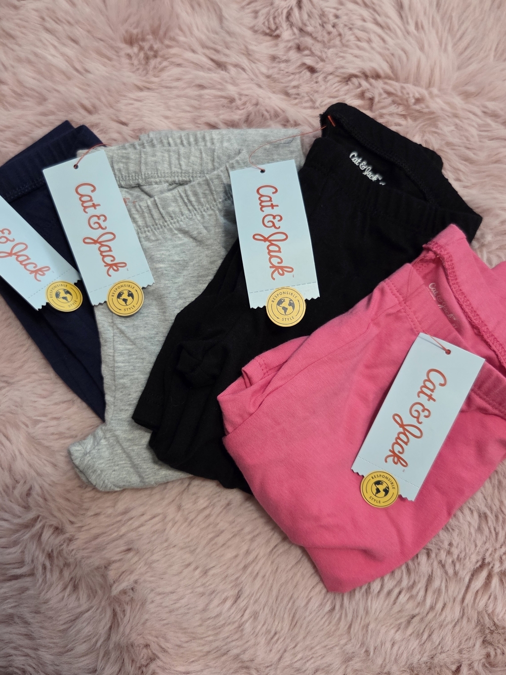 Cat & Jack Girls Cotton Blend Leggings